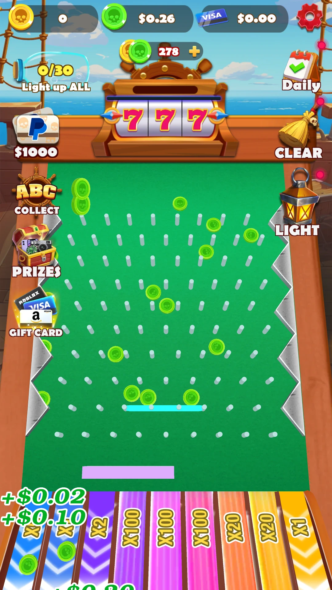 Pirate Plinko screenshot